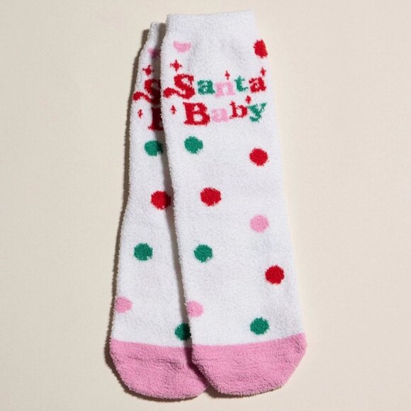 * NEW ARRIVAL * Santa Baby Set of 4 Holiday Socks - Picture 3 of 6
